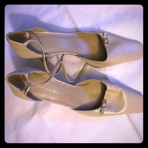 Leather closed toe shoes